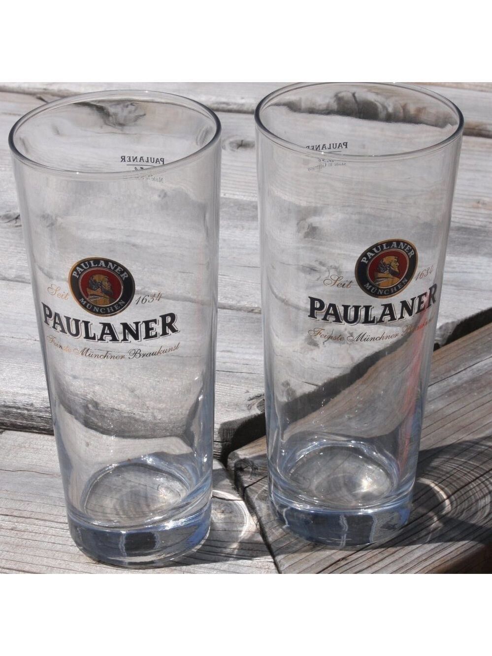 QUALITY PAULANER Pint Glass Brand New PAIR